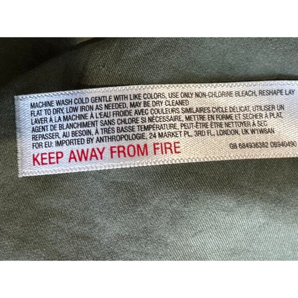 Saturday Sunday Anthropologie Sz M Green‎ Cowl Neck Flowy Dress Stretchy Rayon - Picture 5 of 13